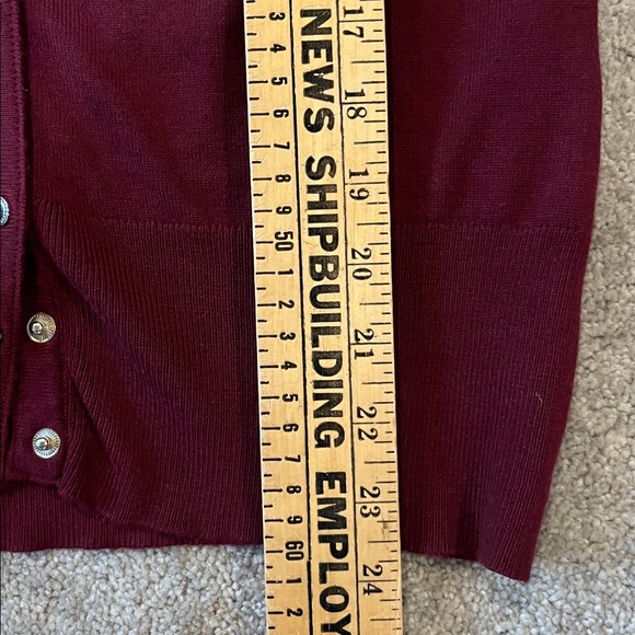 WHBM Color Port Snap Cardigan size Medium - Picture 8 of 9
